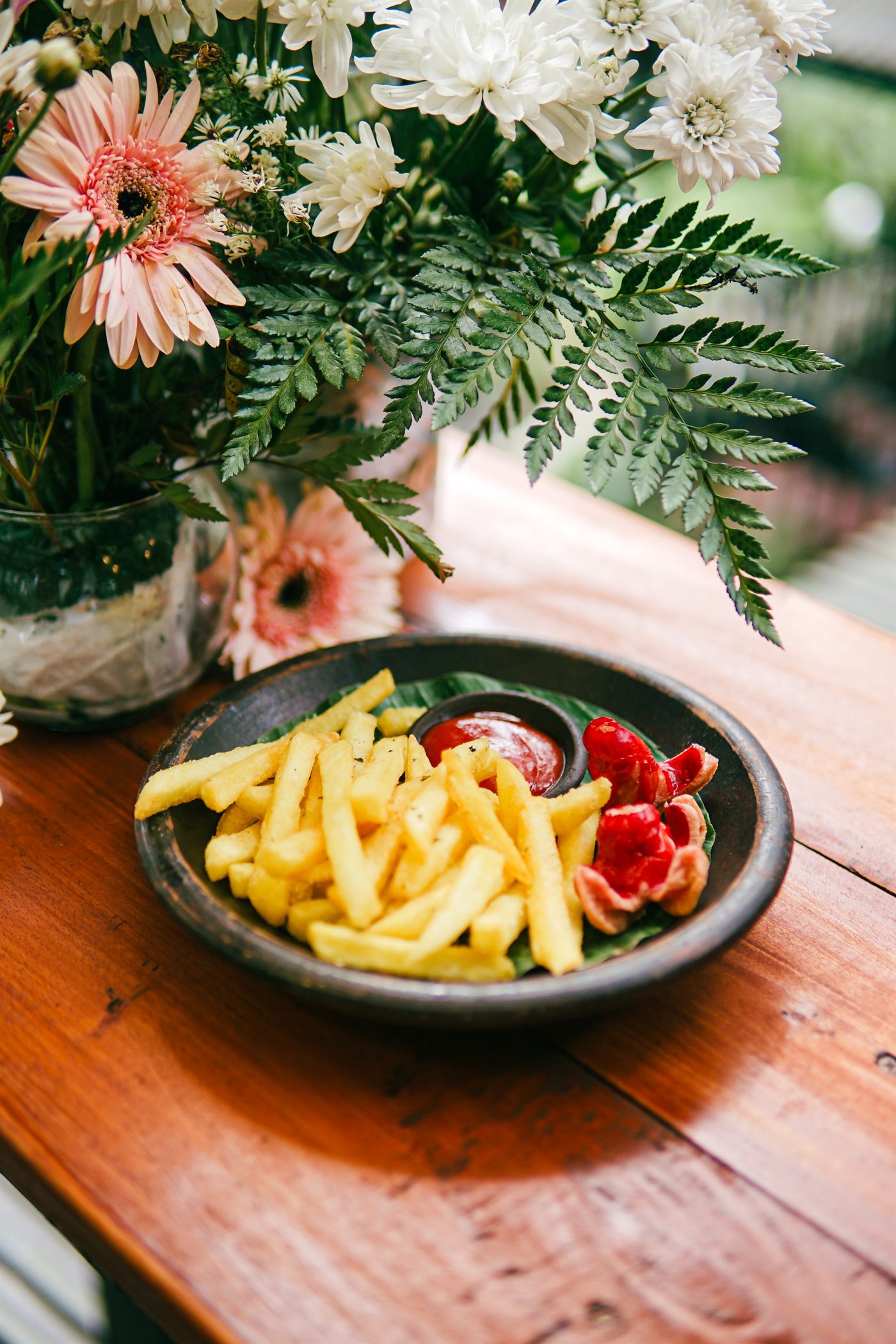French Fries Sausage